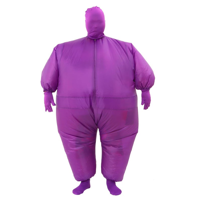 RHYTHMARTS Inflatable Costume - Full Body Suit, Blow Up Costume for Adults - Purple Fancy Dress - Image 1